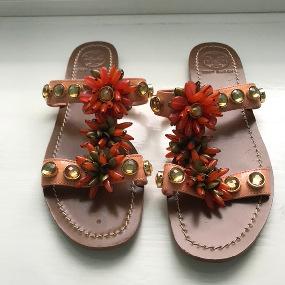 Tory Burch Embellished Sandals - Picture 3 of 4